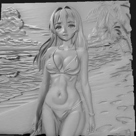 at the beach 4