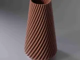 Vase 0021 B - Sharp twisted vase-0