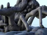 Alien spider on ground 7 - miniatures sci-fi science fiction-6
