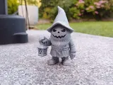 Gnomo con Testa di Zucca e Lanterna-0
