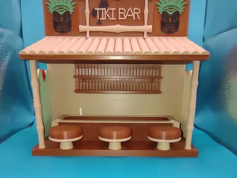 Tiki Bar Bird Feeder
