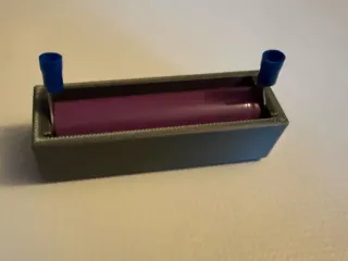 18650 battery box with changeable electrode holders