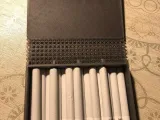 Print-in-place Cigars Box with fabric hinge and easy lock-3