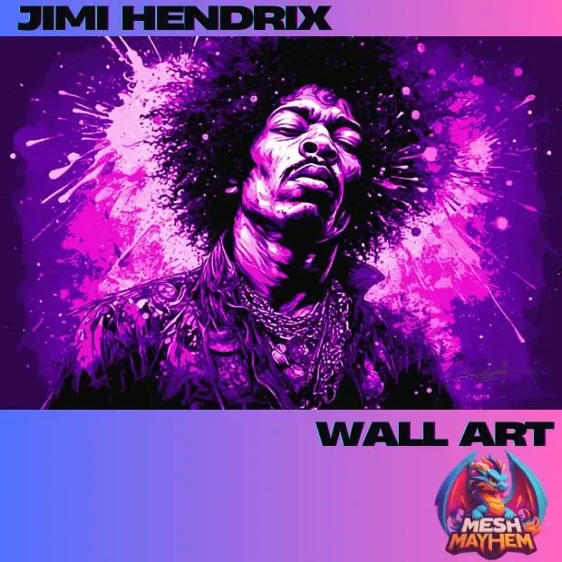 Jimi Hendrix Wall Art 250x166