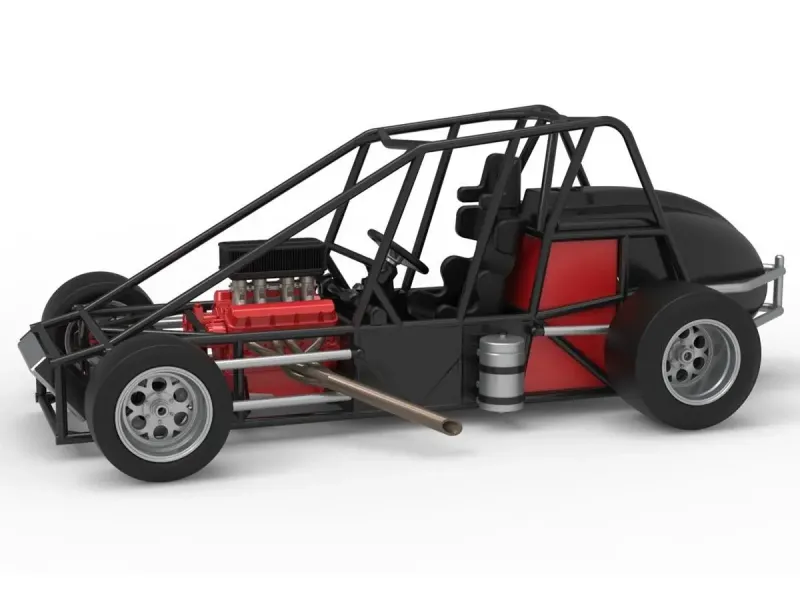 Experimental Pavement Silver Crown Car Base Scale 1:25