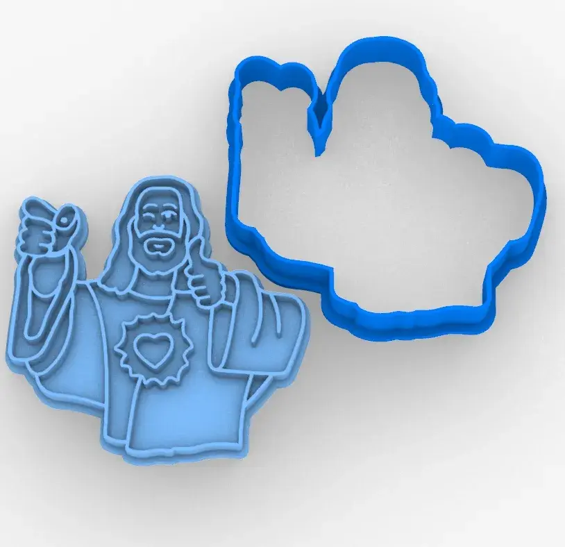 Cookie Cutter, Jesus meme ,Polymer Clay Cutters