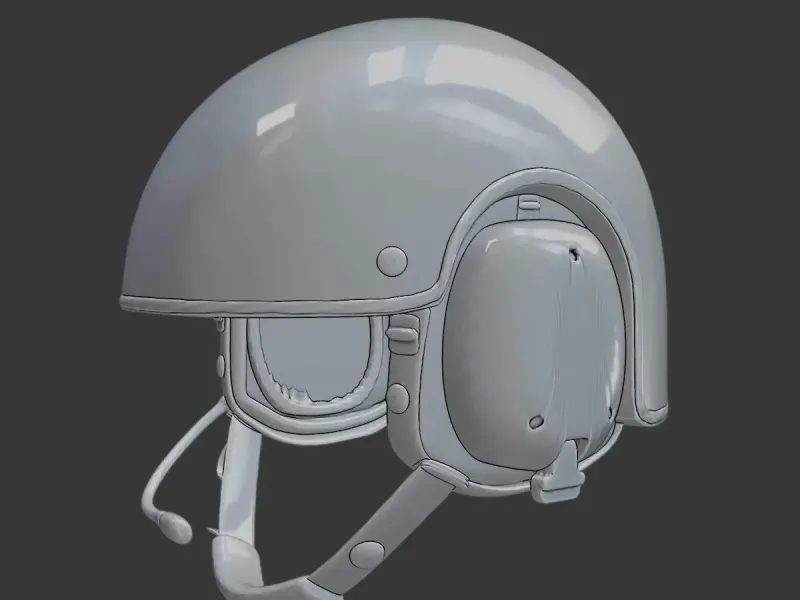 Combat Vehicle Crewman Helmet – High-Detail CVC Style