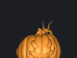 Candy Pumpkin and spider base-0