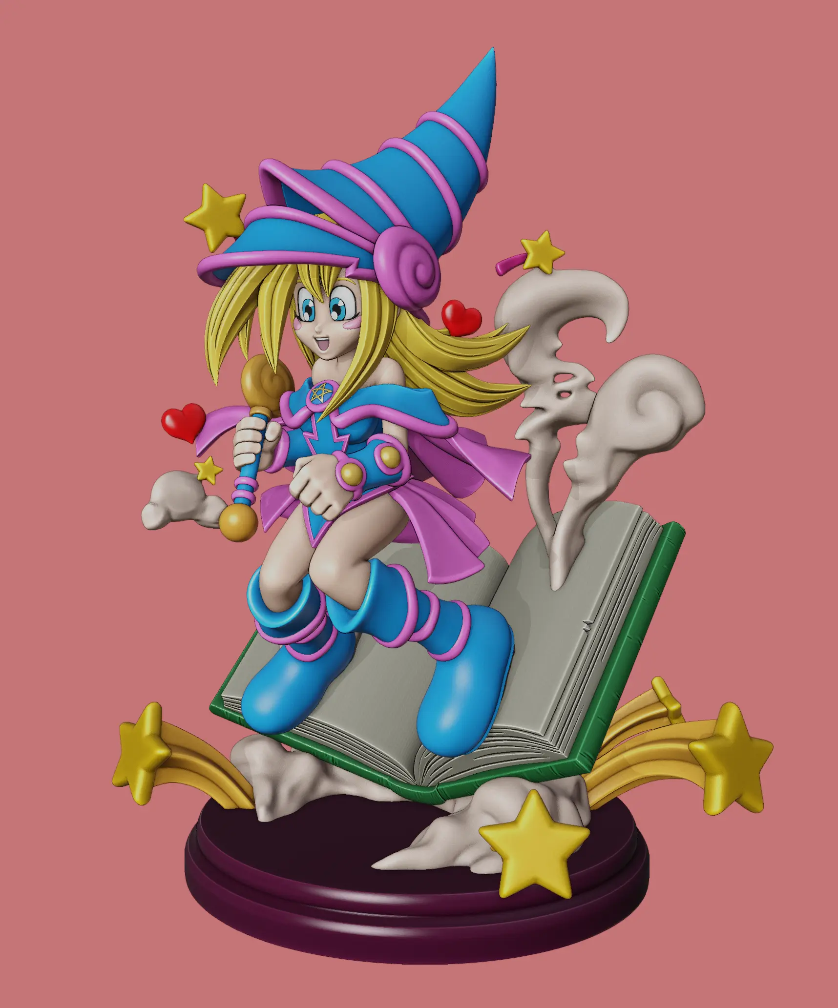 FIGURA NIÑA MAGA OSCURA TOON - YUGIOH