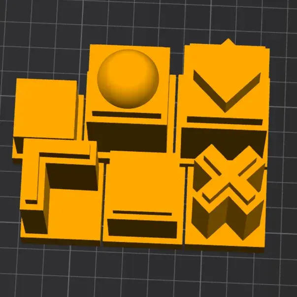 Geometric Minimalist Chess Set STL for 3D Printing