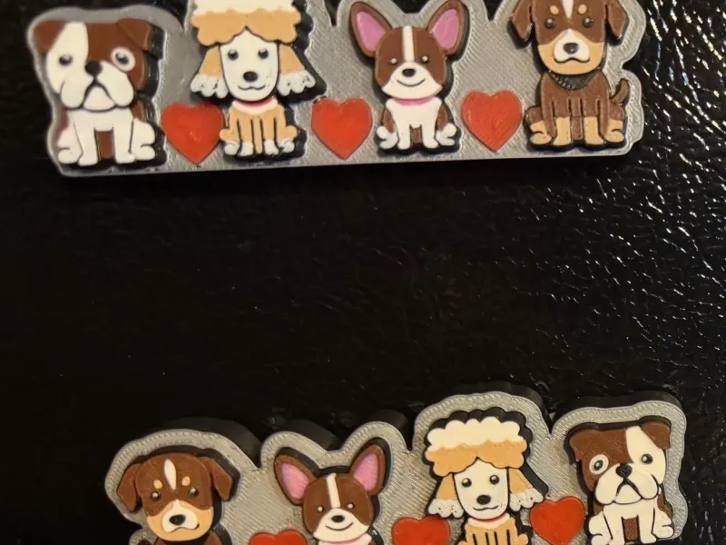 Dog Fridge Magnet or Picture Stand