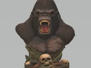 Gorilla bust