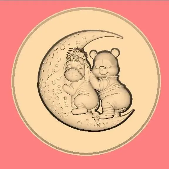 MOLD WINNIE POOH IGOR MOON