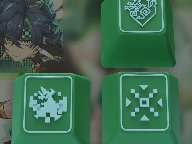 Genshin Impact Kinich Keycaps – OEM Profile STL Files