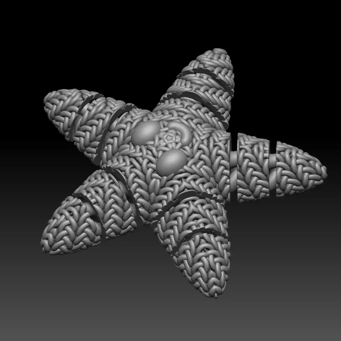 Knitted Flexi Starfish