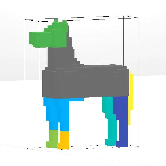 Voxel Horse (jigsaw)