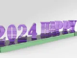 2024 HAPPY NEW YEAR - Text Flip-0