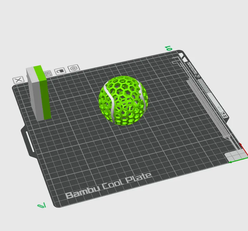 AIRLESS TENNIS BALL - STL & 3MF MULTICOLOR
