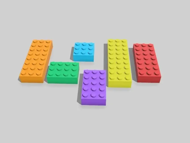 Lego Brick Collection 3x