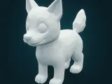 Low poly dog-0