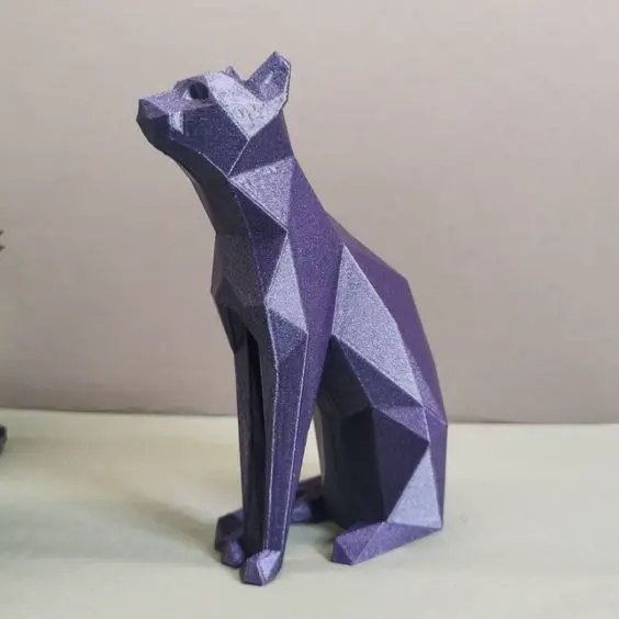 Cat - Egyptian cat low poly