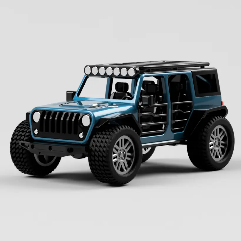 4-Door JEEP Wrangler with removable Hardtop