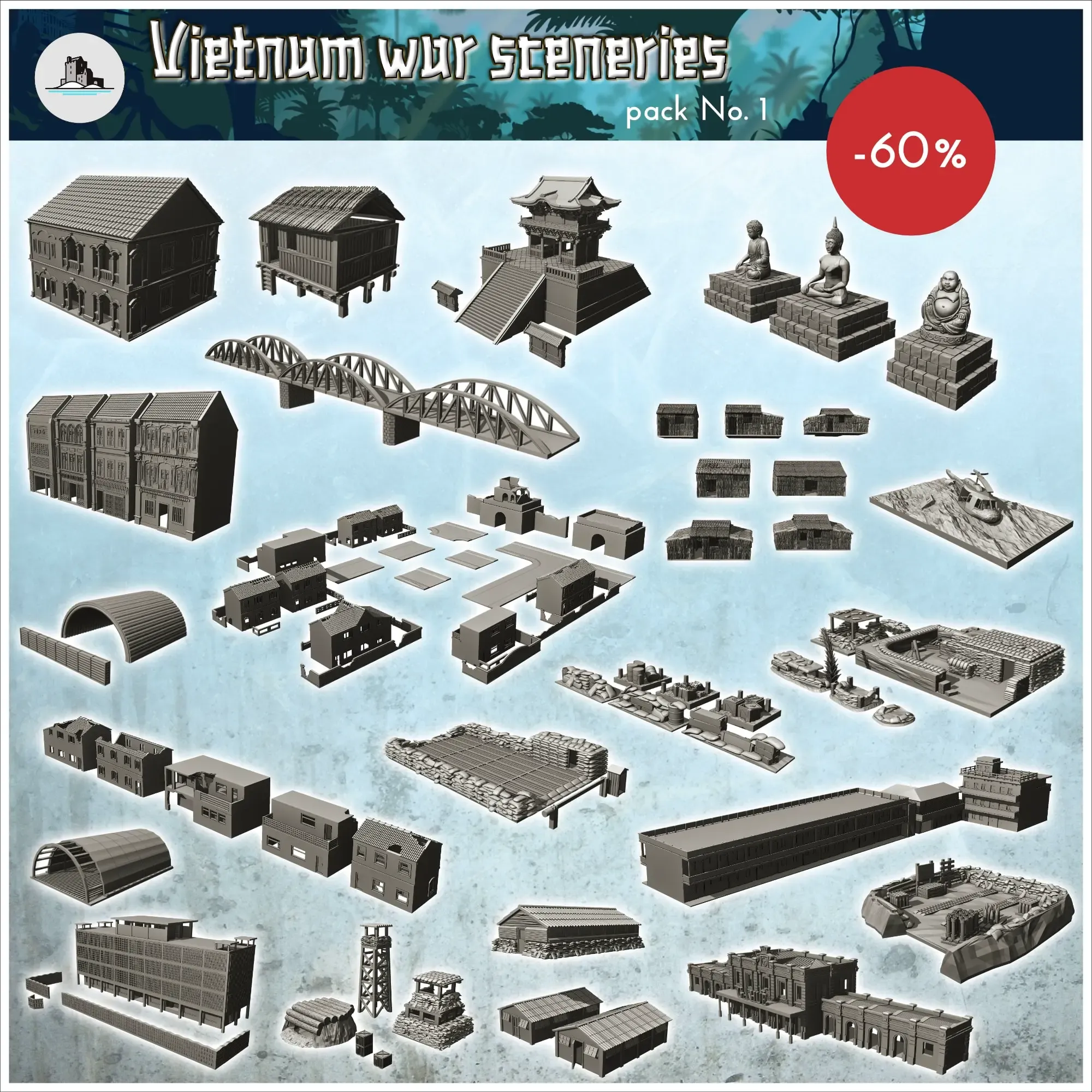 Vietnam war sceneries pack No. 1