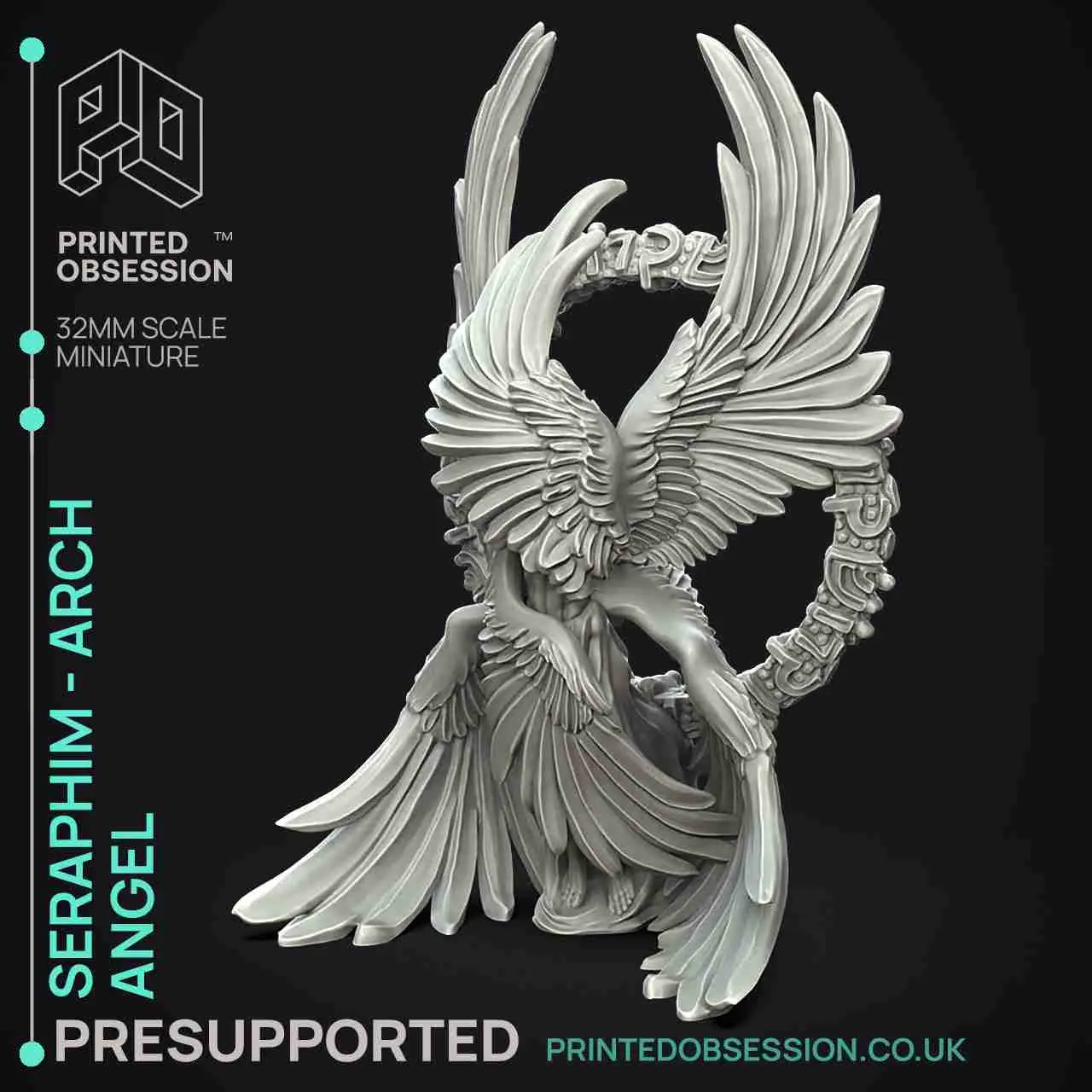 Seraphim - Arch Angel - PRESUPPORTED - 32mm Scale