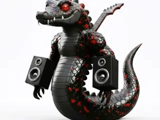 Hybrid Creature - Rockaconda