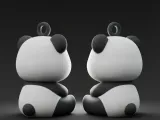 panda couple keychains-1