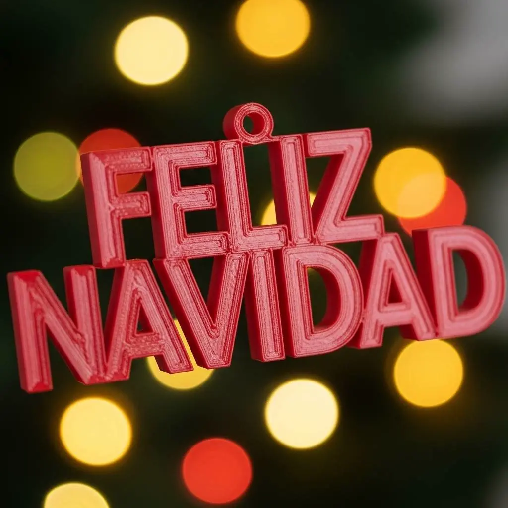 Colgante Feliz Navidad