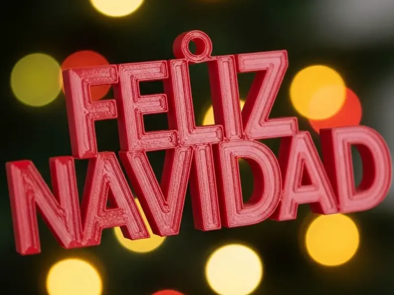 Colgante Feliz Navidad
