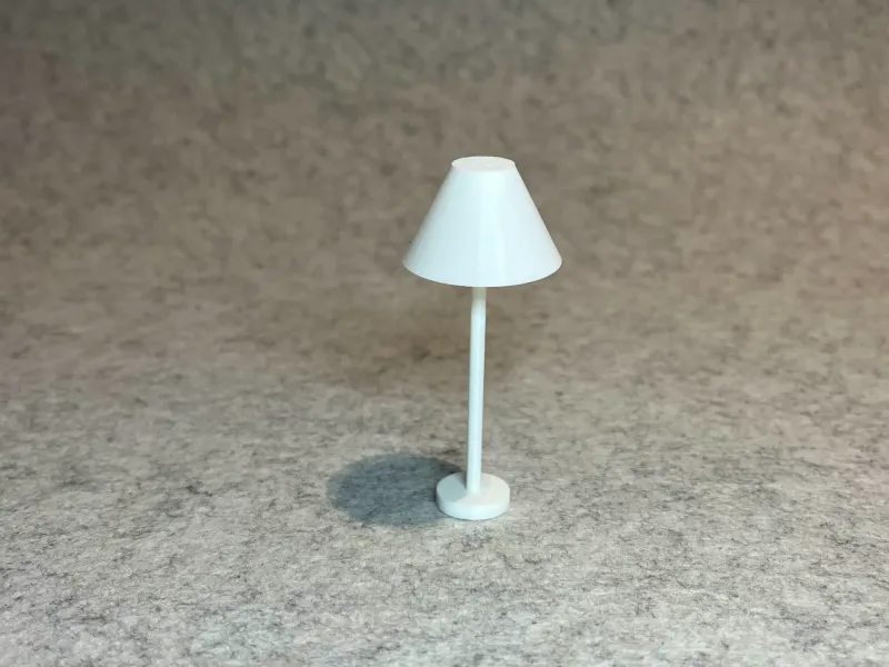 Dollhouse floor lamp miniature house