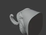 Octopus Head Wall Hanger Coat and Key Holder Hook-6