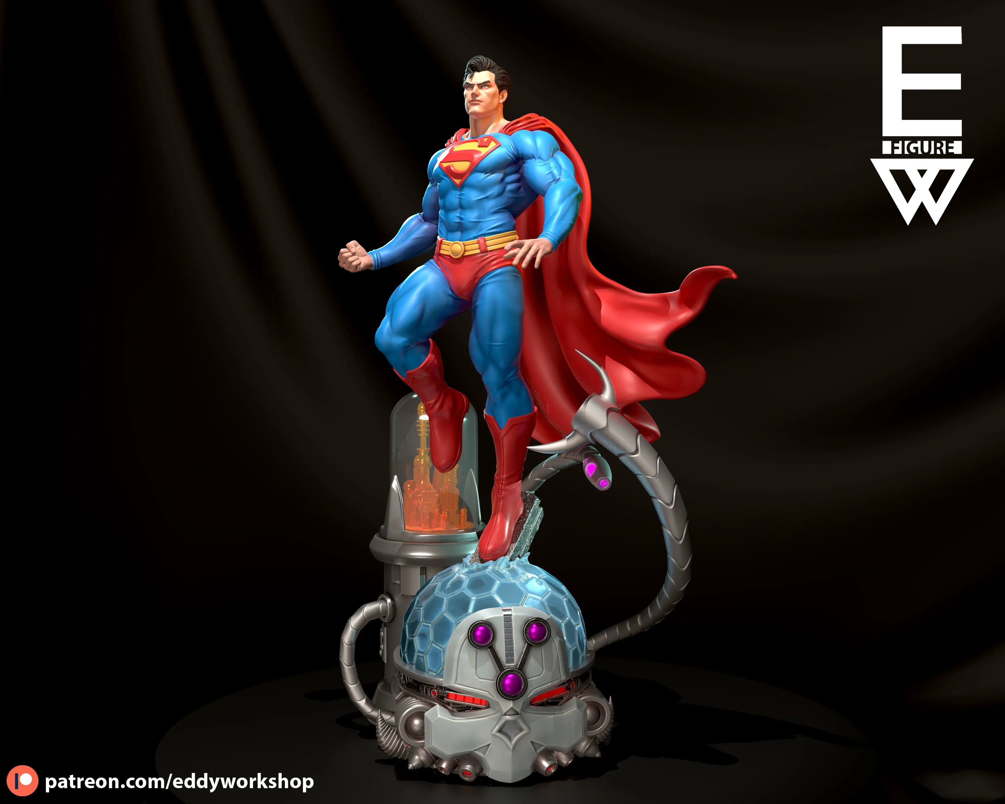 SUPERMAN - STL 3D LISTO PARA IMPRIMIR