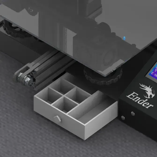 ENDER 3/ENDER 3 PRO/ ENDER 3 NEO IÇIN ÇEKMECE