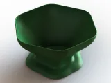 Plastic Hexagonal Fruit Bowl-0