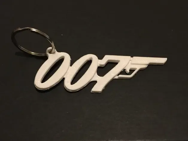 James Bond 007 keychain