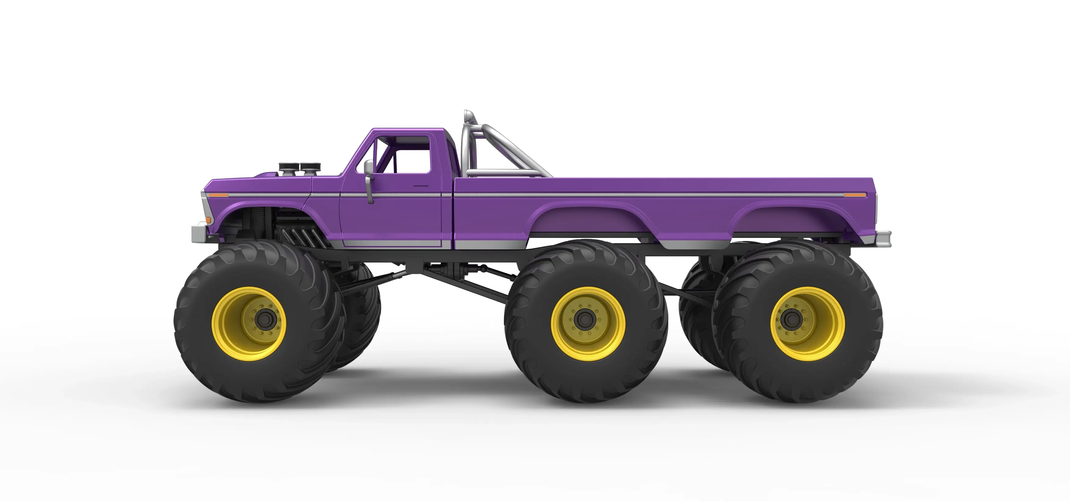 Monster Truck 6x6 concept Version 2 Scale 1:25