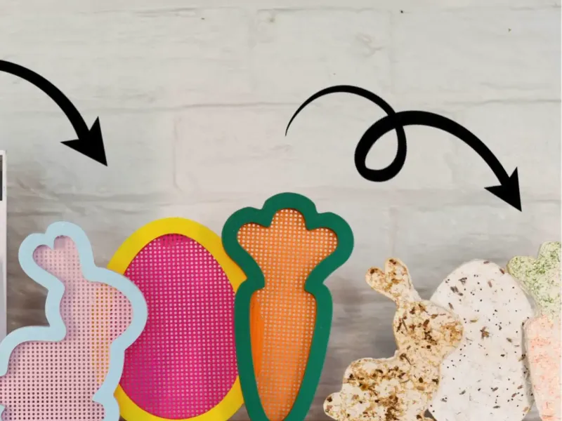 Kit de recyclage de papier de Pâques