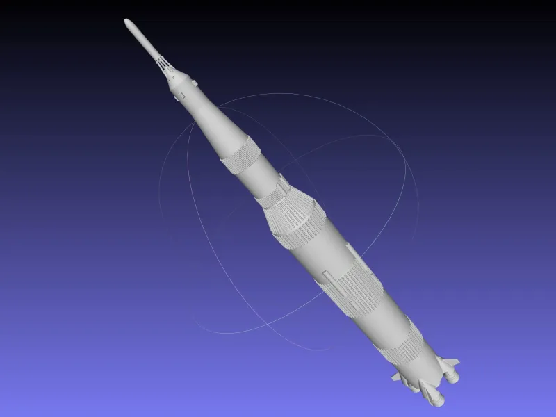 Saturn V Miniatură de bază