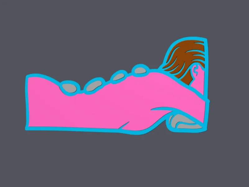Woman Massage - Wall Art v2