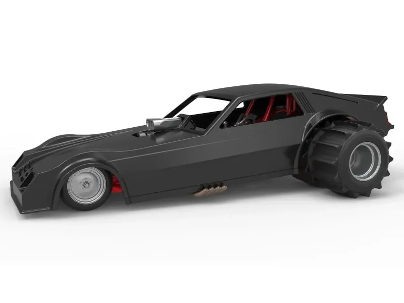 Vintage Funny Car for Sand drag racing Scale 1:25