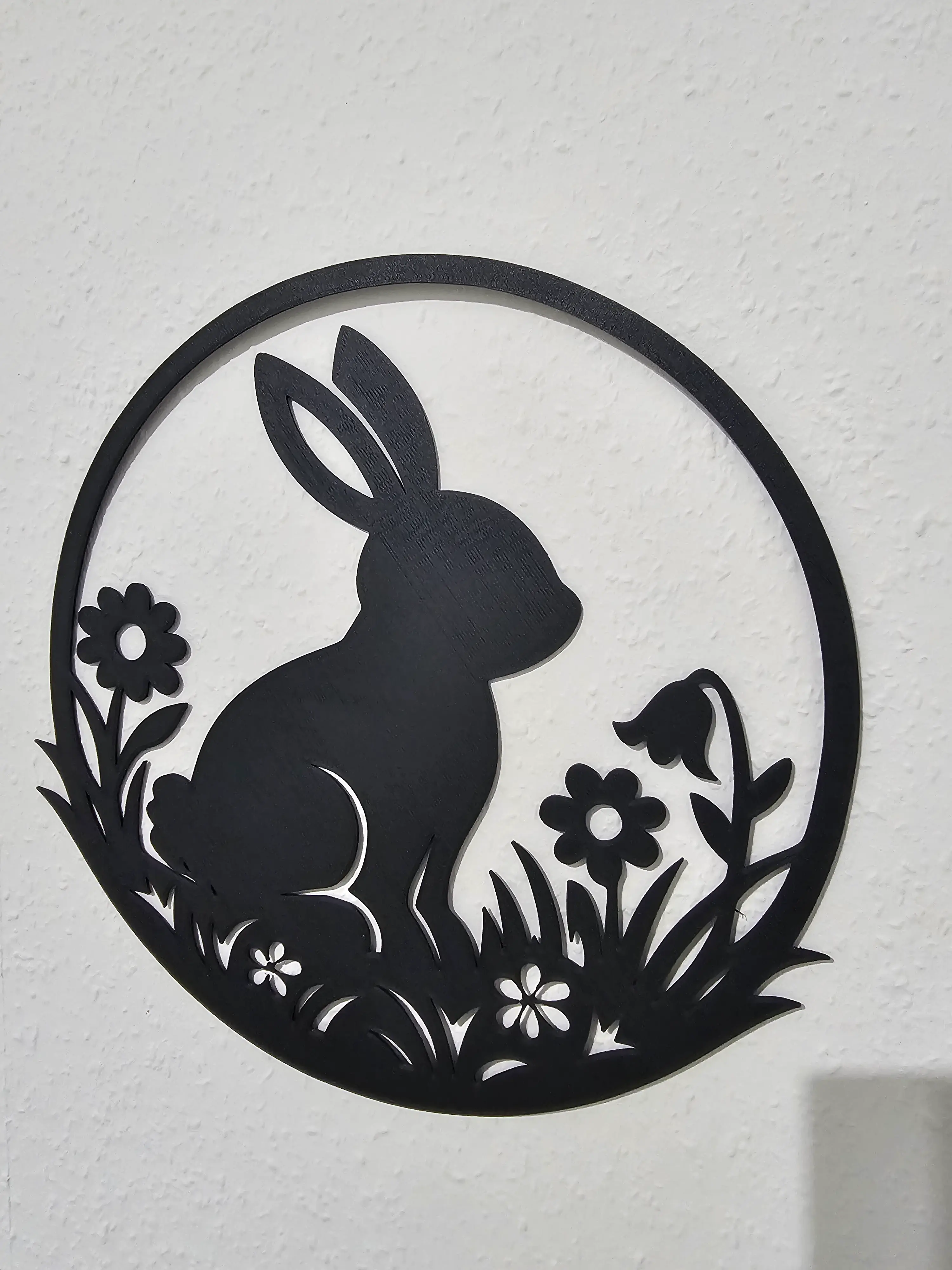 Easter Bunny Wall Decor Fast Print