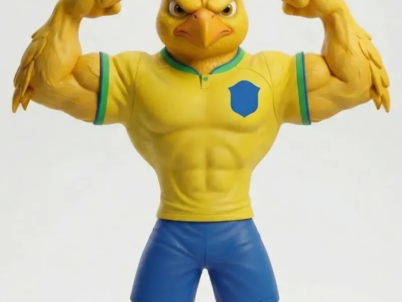 mascote chaveiro canarinho 