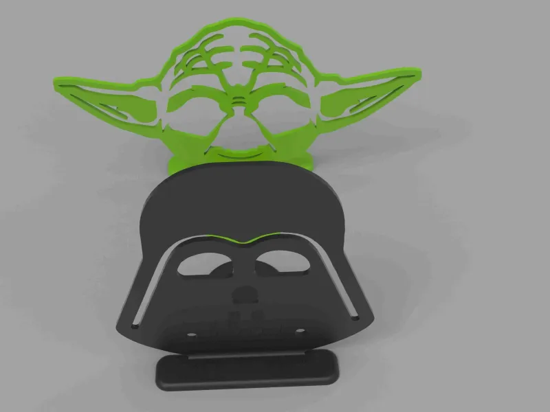 darth vader and yoda book ends