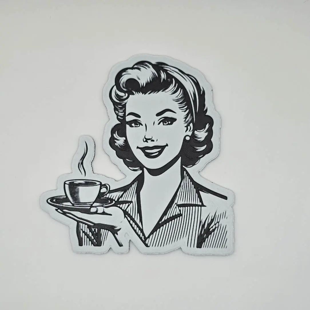 Vintage Woman Coffe