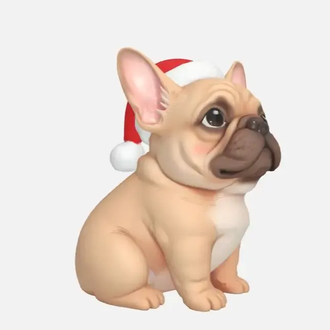 BULLDOG - DOGGY CHRISTMAS