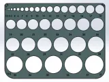 Gabarits de cercles et de carrés pour le dessin-2