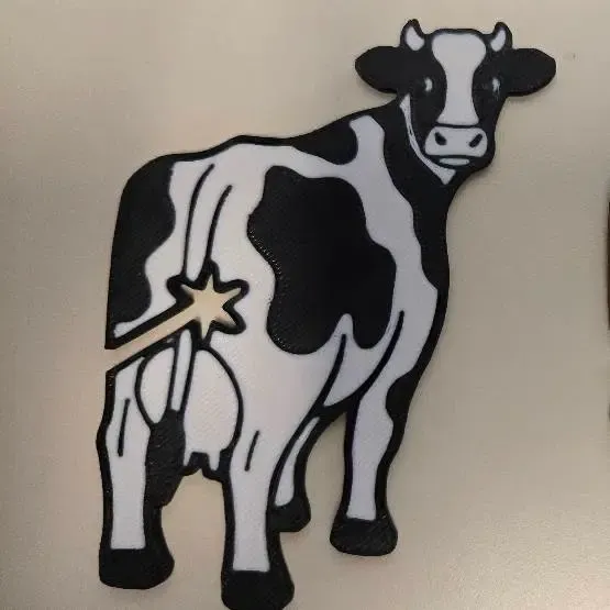 Cow butt bread clip